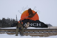 Mike from Minnesota with his 4 year old yellow lab Kaylee.
