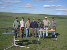 The Hendershot Sporting Goods and Zeiss Optics group. Left to right: Louis Browning, John Schirever, Jerry Hendershot, Robert Koleta, Paul Leary, Fred Baker, and Joe Tiberi.